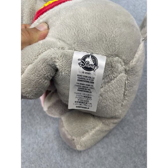 Disney Store Dumbo Blue‎ Soft Plush 12” Elephant Big Giant Ears Cuddle Huggable - Picture 9 of 10